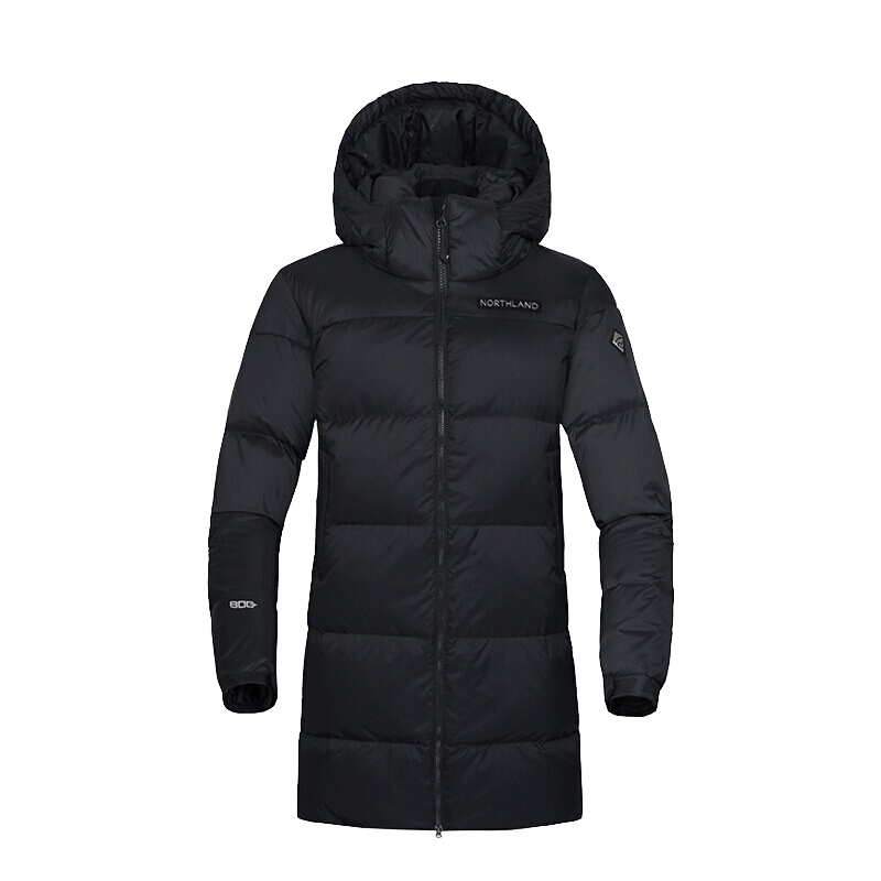 诺诗兰(NORTHLAND)户外羽绒衣运动休闲18款男女式防风加厚保暖800蓬松度蓄热中长款羽绒服GD070X03