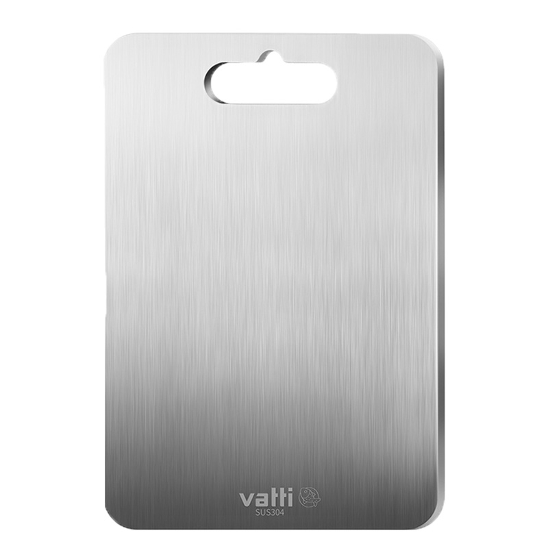 华帝304不锈钢砧板家用拉丝面板双面可用(30×46×0.2cm)D605