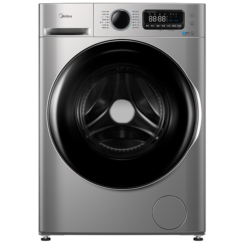 美的(Midea)洗衣机全自动滚筒 10公斤kg智能家电初见家用大容量直驱变频羽绒服洗MG100VT707WDY