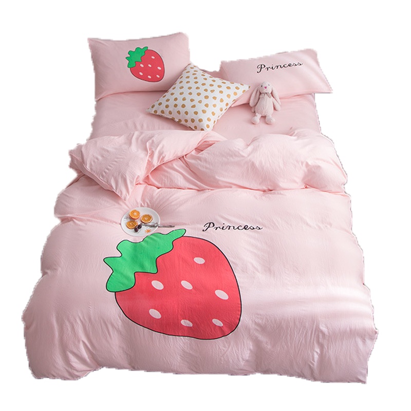 唛乐斯Mallas水晶绒羊羔绒保暖四件套 浪漫蕾丝边风格AB双版保暖四件套