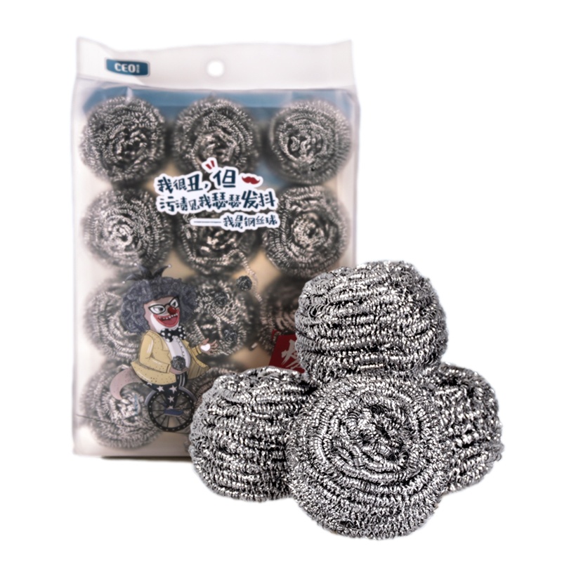 苏宁宜品x希艺欧联名家用清洁钢丝球12只装*6包