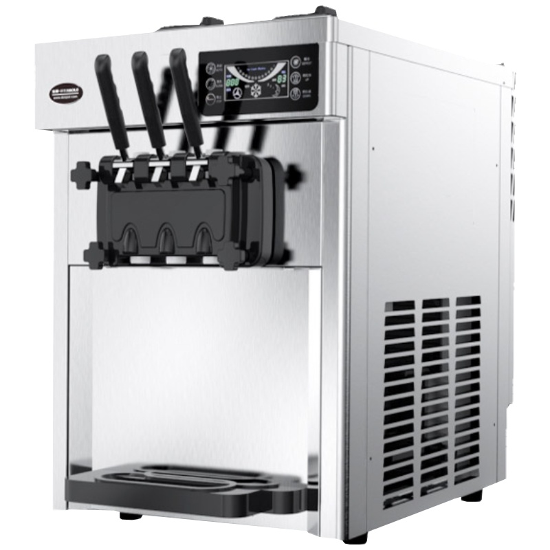 东贝台式商用冰淇淋机CKX100NJ 商用台式奶浆款冰激凌机 全自动甜筒雪糕机摆摊