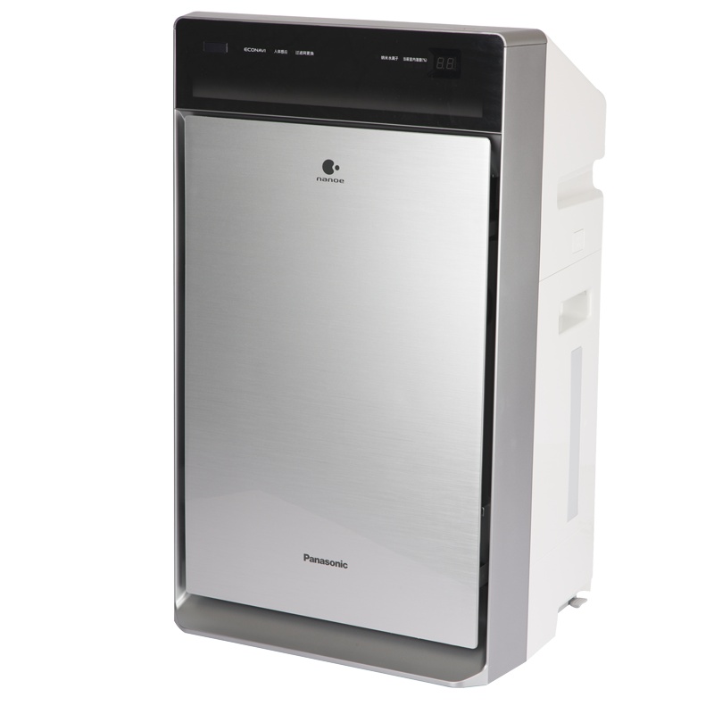 松下(Panasonic)空气净化器F-VXJ90C-S智能五感应除苯、除菌、除烟尘、除PM25、纳诺怡技术、加湿净化、