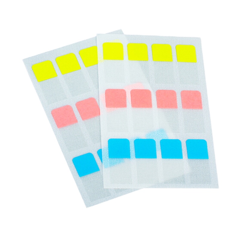 得力 百事贴 粘性便签纸 便利彩色即时贴 留言纸 N次贴 分类索引标签箭头贴 索引标签 25905
