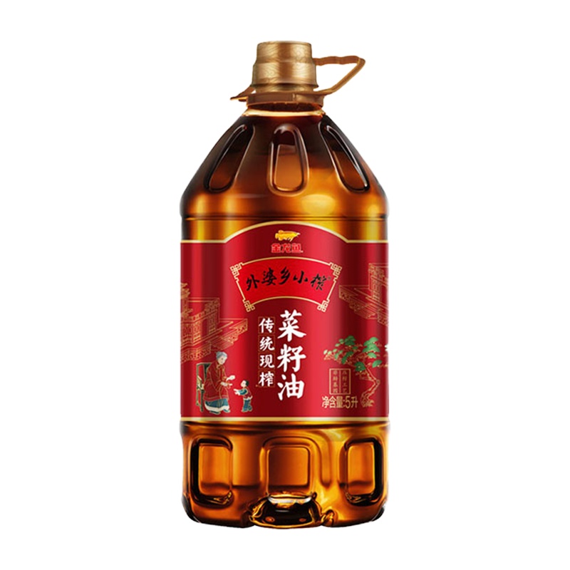 金龙鱼传统现榨菜籽油5L