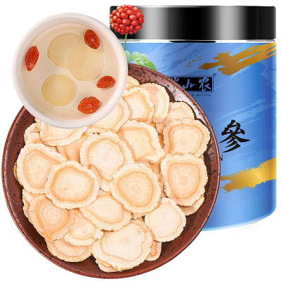 半山农 西洋参片 花旗参含片 大片 100克 西洋参切片