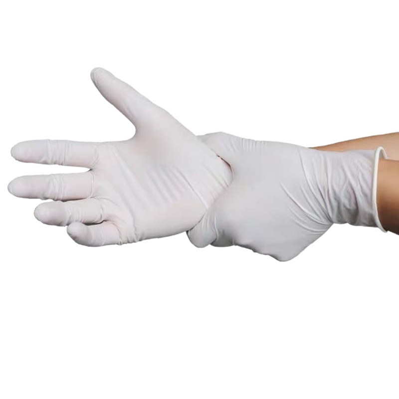 正品星宇一次性橡胶手套丁腈食品级加厚耐用多用途乳胶手套(50只/袋)2袋装