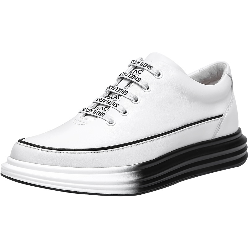 GOLF/高尔夫男鞋新品轻质炫彩鞋底户外健步鞋男真皮休闲运动鞋