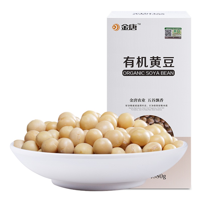 金唐(KTANG)有机黄豆880g 东北五谷杂粮 粗粮