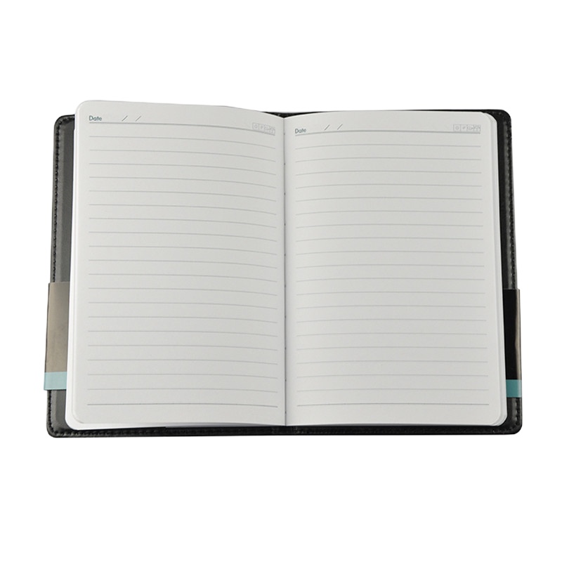 得力(deli) 7902 皮面笔记本 80页 32K 单本价格 黑色