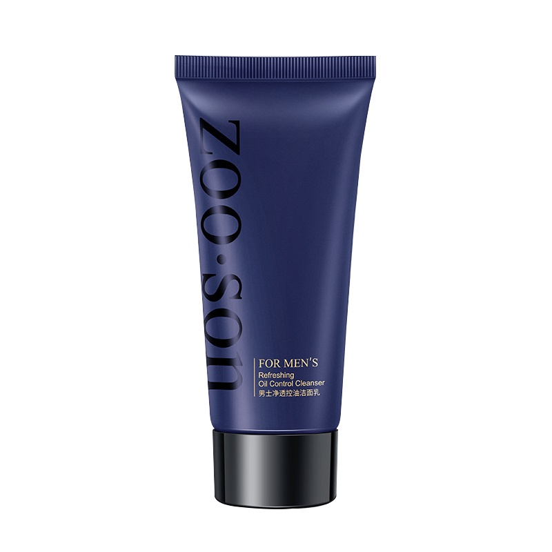 左香ZOO·SON 男士洗面奶 净透控油 洁面保湿 深层清洁 温和不紧绷 单支装 100g