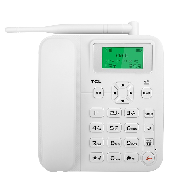 TCL GF100畅联电话机座机移动手机SIM卡来电显示大音量家用办公固定插卡电话