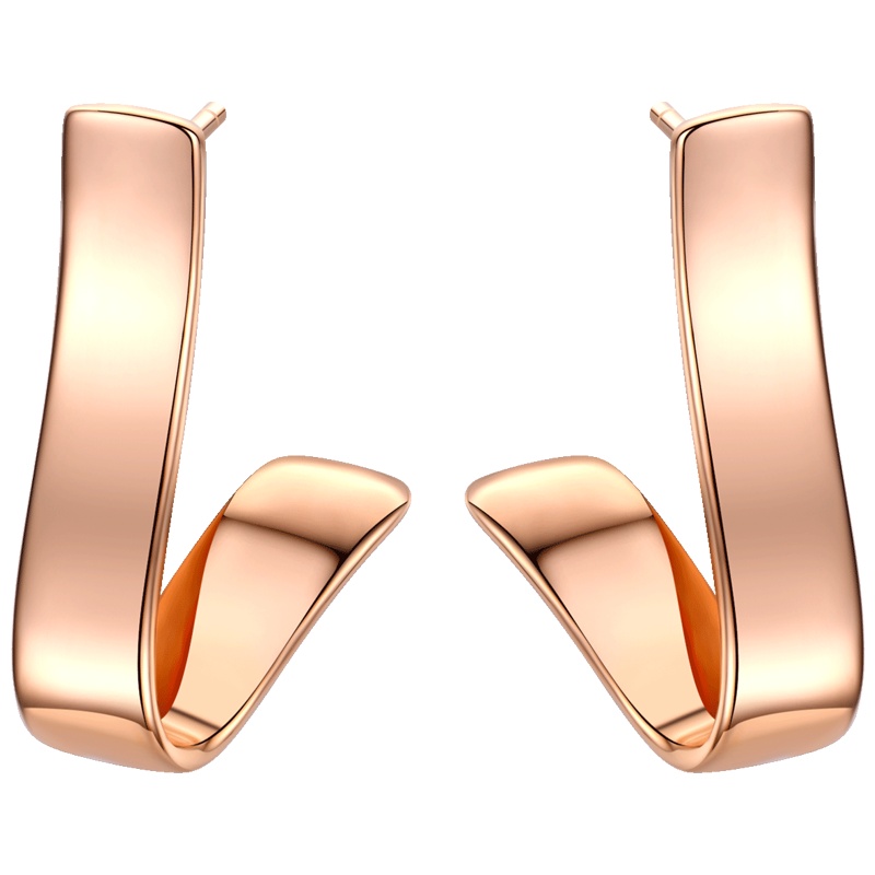 佰色传情纯银高级感耳环女夸张气质个性耳钉冷淡风耳饰网红耳坠