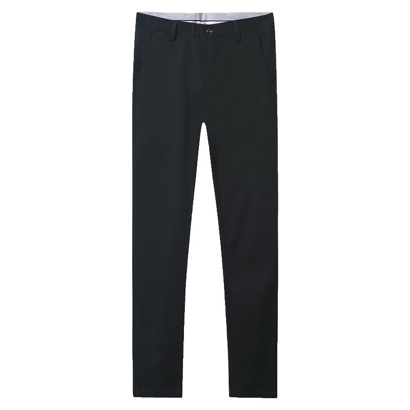 富贵鸟FUGUINIAO春季2019新品商务休闲西裤抗皱免烫正装裤子中年男士西裤