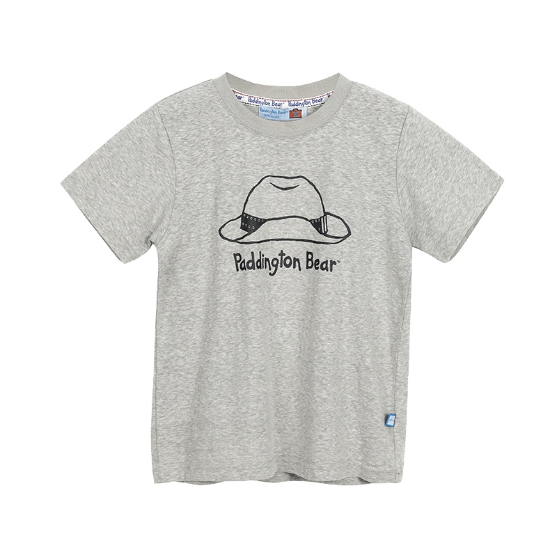 Paddington Bear帕丁顿熊男童T恤2020夏季新款时尚绅士帽圆领上衣