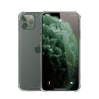 ESCASE 苹果11pro手机壳硅胶保护套透明全包气囊防摔壳创意潮牌男女款德国拜耳进口TPU抗黄 高透