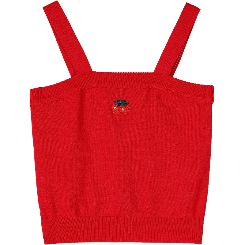 【新款】妖精的口袋冰丝薄款针织衫女2020夏修身洋气显瘦短袖上衣