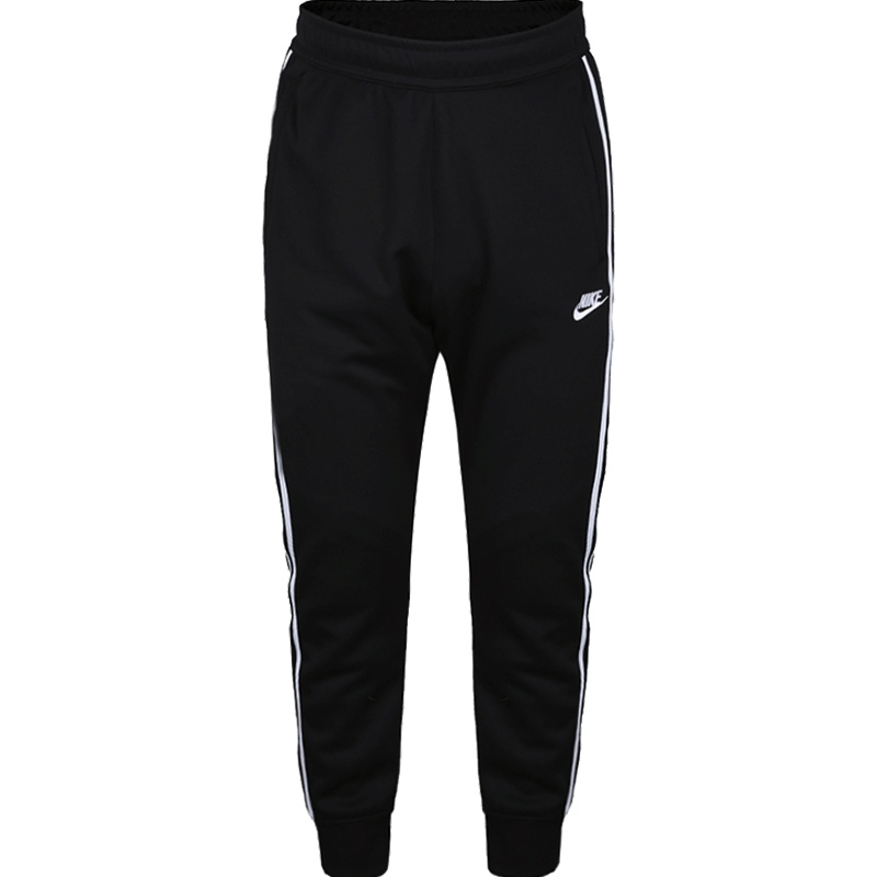 耐克Nike2019男子针织长裤休闲收腿小脚条纹运动长裤AR2256-010