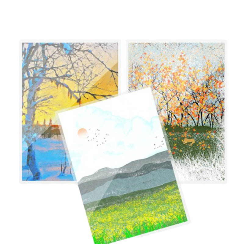 5寸过塑膜 照片保护膜 文件护卡膜 100张/包