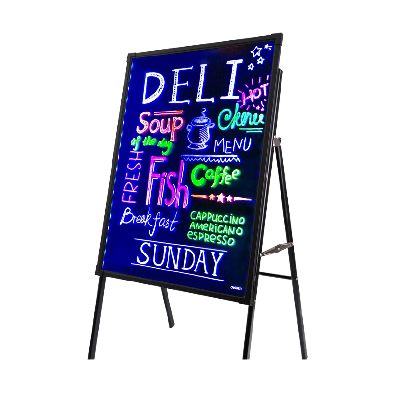 得力(deli) 荧光板8732黑色60*80单个装Z