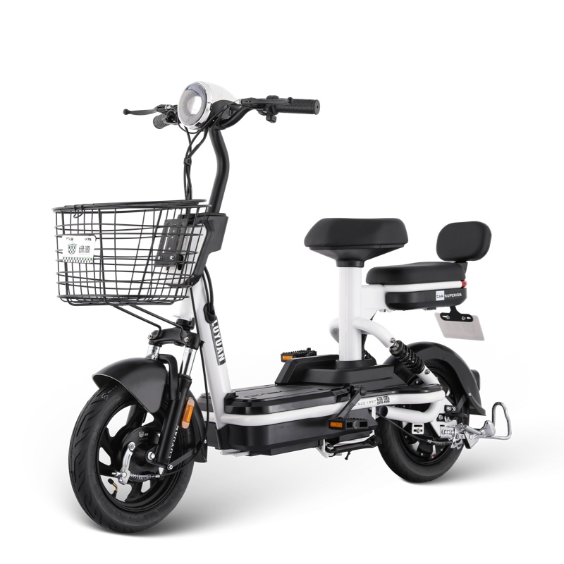 绿源新款电动自行车小型女士电瓶车FEO成人男女通用48v代步电动车