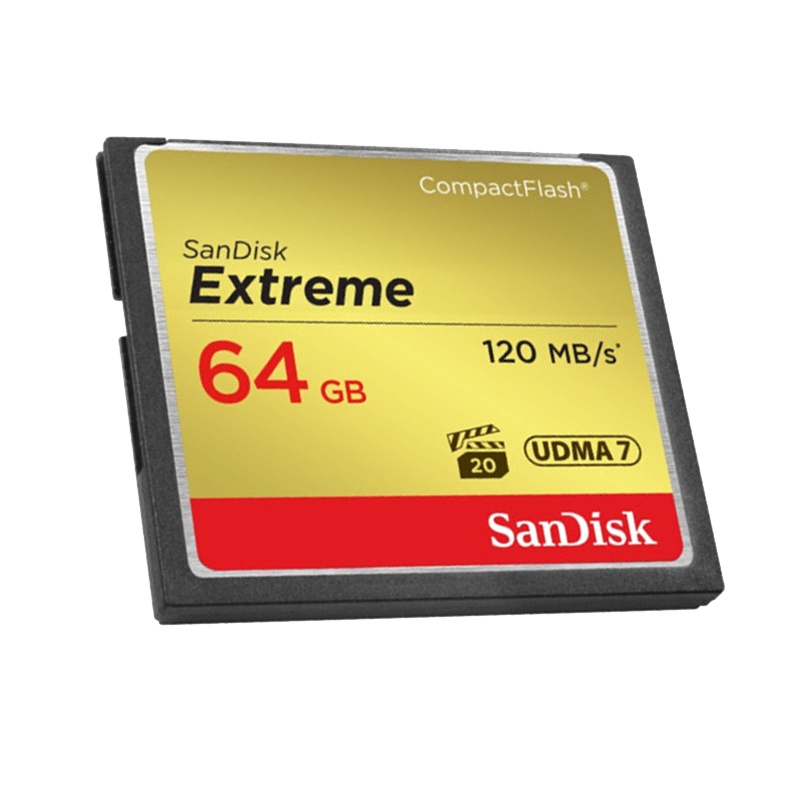 闪迪 64GB CF存储卡 中高端单反相机内存卡