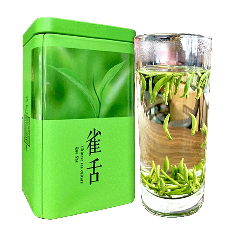 新茶明前绿茶雀舌茶叶湄潭翠芽竹叶茶毛尖茶浓香型250g礼盒装