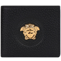 VERSACE 范思哲 男士牛皮压纹美杜莎徽标短款钱包钱夹 DPU2463 DGOVV
