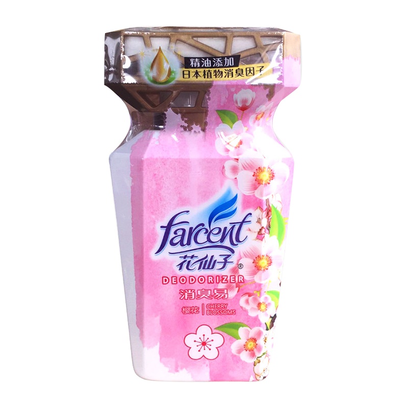 花仙子 樱花空气清新剂卧室家用内除味神器固体清香卫生间厕所除臭香薰 1瓶装