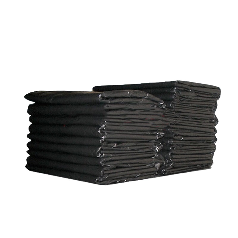 齐心(COMIX) 黑色加厚大号垃圾袋中号环卫垃圾袋清洁袋 100*120cm*100只