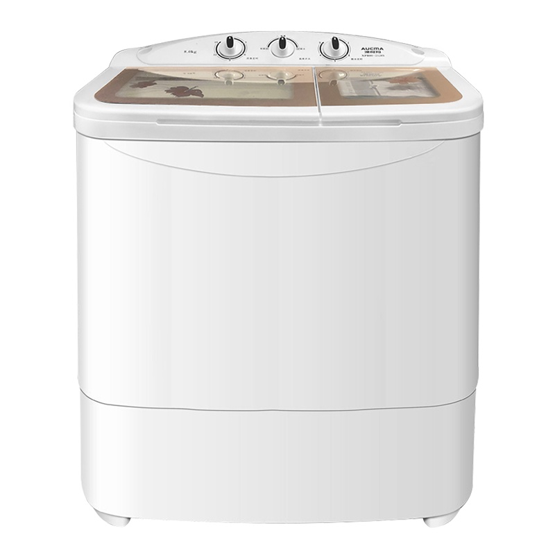 澳柯玛(AUCMA)8公斤大容量 半自动双桶 双缸家用洗衣机 洗脱同步 XPB80-2128S