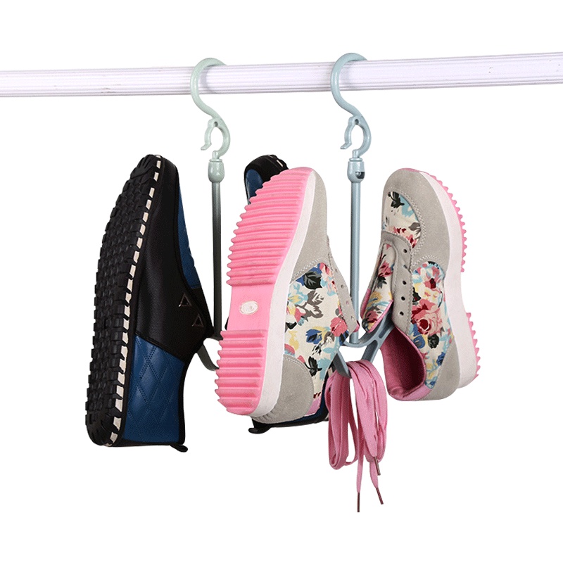 多功能鞋架 防风创意鞋撑 晾衣架 晒衣架 晾晒架