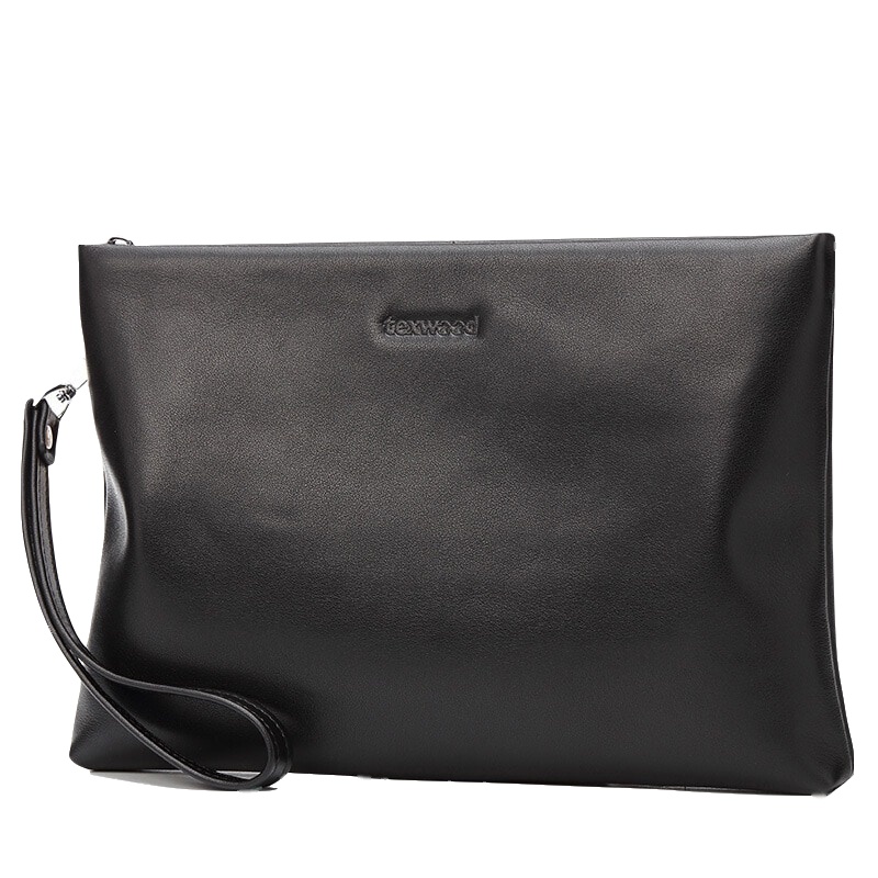 texwood 萍果牌手包男真皮商务男士信封包大容量男款手拿包休闲时尚皮包手抓包男