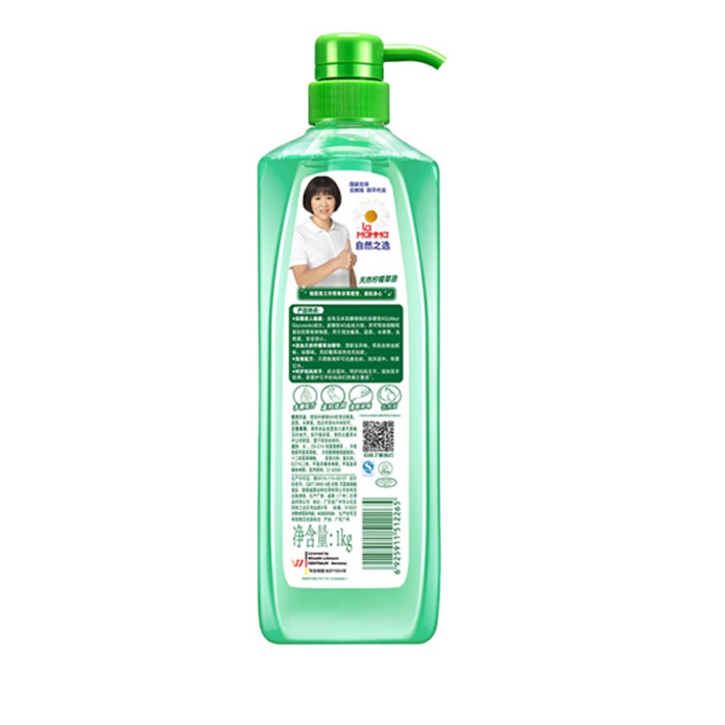 妈妈壹选 天然柠檬草油 餐具净 1kg 洗洁精