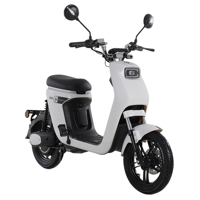 雅迪电动车欧睿48v16ah锂电池可取 新国标电瓶车代步车 欧睿雪珠白