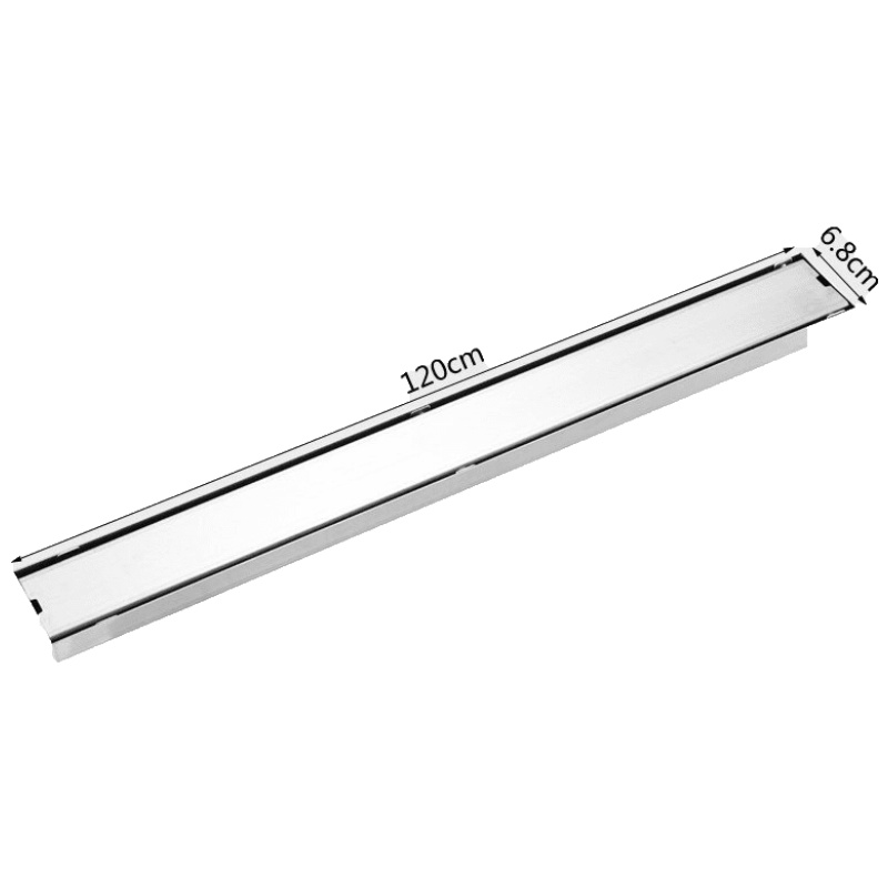 304不锈钢加长加厚地漏大排量条形淋浴房卫生间浴室隐形地漏安心抵