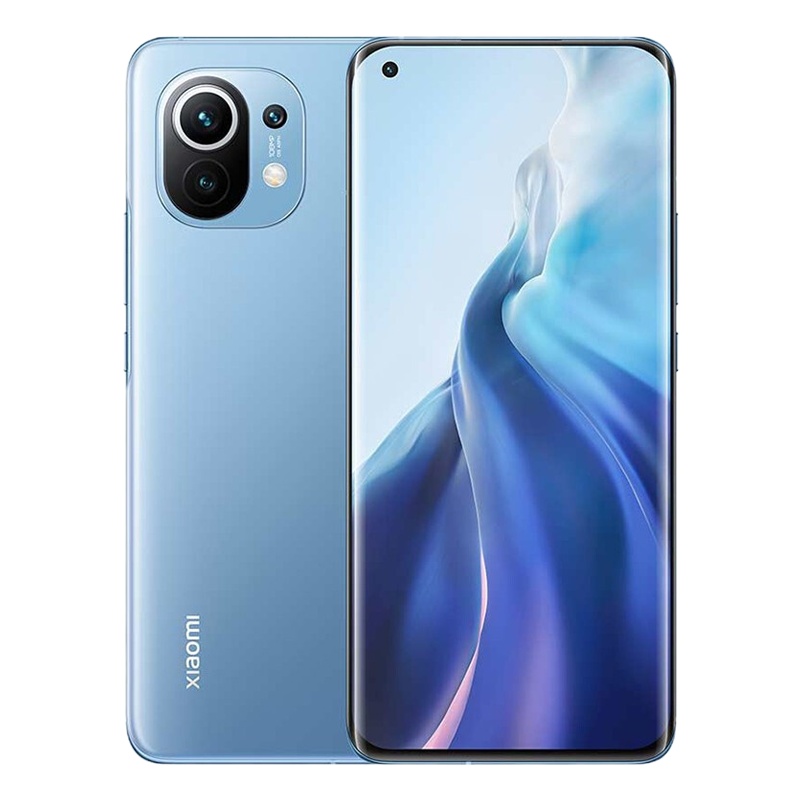 小米(MI)小米11 5G双模 全网通 12GB+256GB 蓝色 套装版 + 小米原装55W氮化镓GaN充电器套装 白色