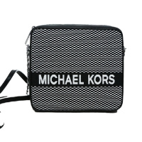 Michael Kors 迈克·科尔斯 女士黑色单肩斜挎包 32H9SJ6C9C-BLKOPTICWHT