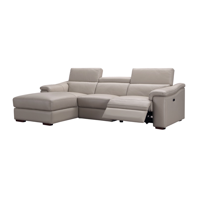 科智乐智能真牛皮沙发组合 AIR 电动2人位+无扶手1人位+左躺