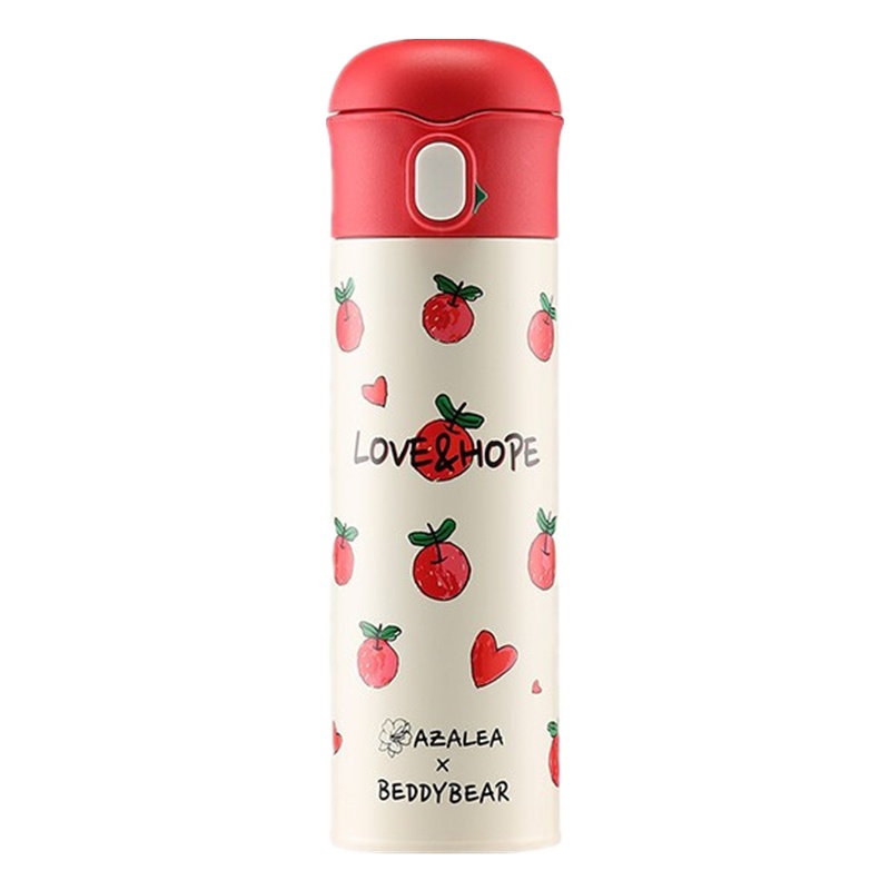 艾摩杯具熊成人保温杯男女316不锈钢内胆学生水杯车载商务直身杯子户外运动水壶 玩潮480ml