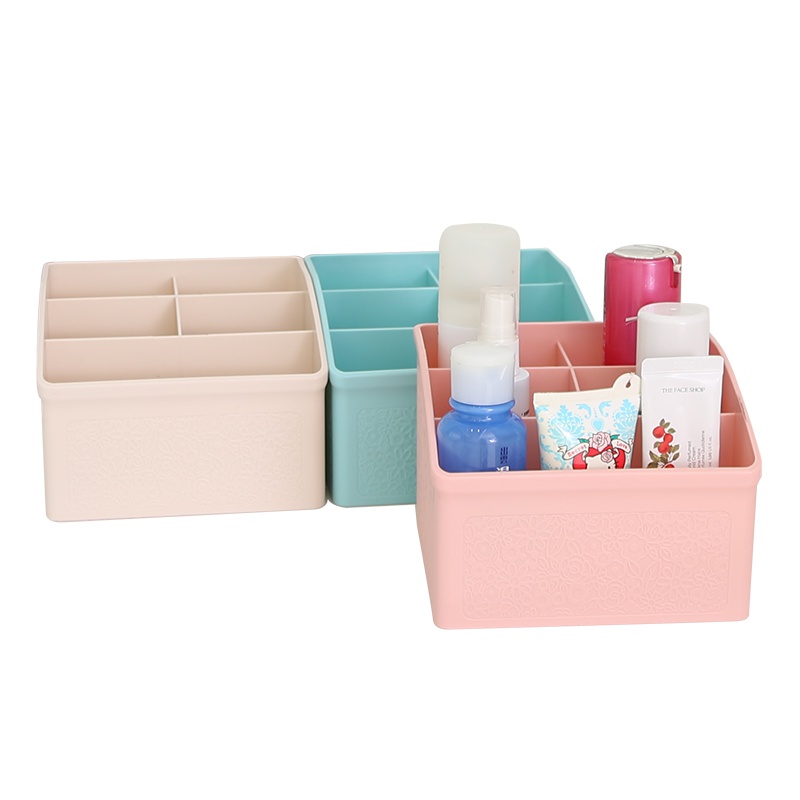 振兴 1227办公室分格文具收纳盒浴室收纳盒整理储物盒置物篮 颜色随机