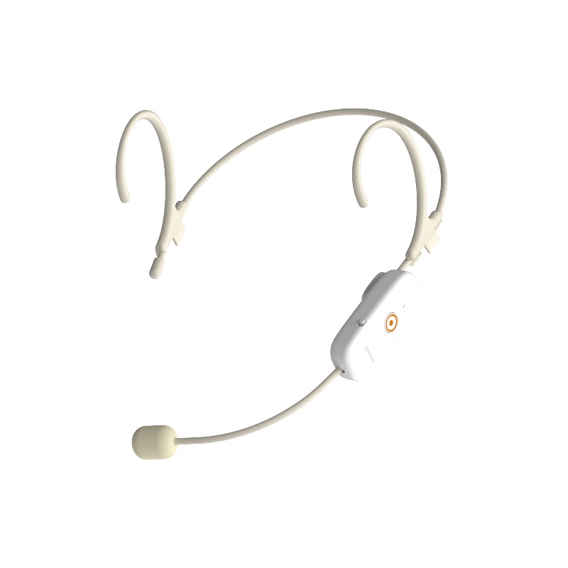 Lenovo/联想扩音器A500/A660小蜜蜂专用无线麦克风W100高清降噪1键对频稳定头戴话筒