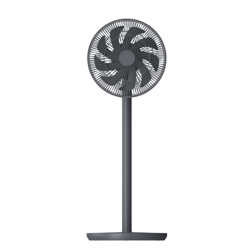 LARKKEY空气循环扇app远程遥控定时落地家用电风扇静音立式涡轮对流风扇 深灰色