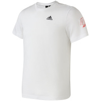 adidas男服短袖T恤新款夏季圆领休闲运动服DV3070
