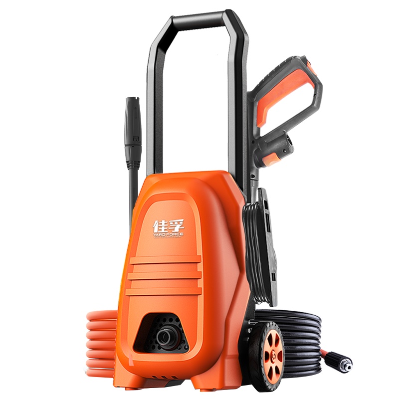 佳孚YARDFORCE 央企精工 高压家用洗车机1600W 120bar 便携式水泵全自动清洗机220v F120C2M