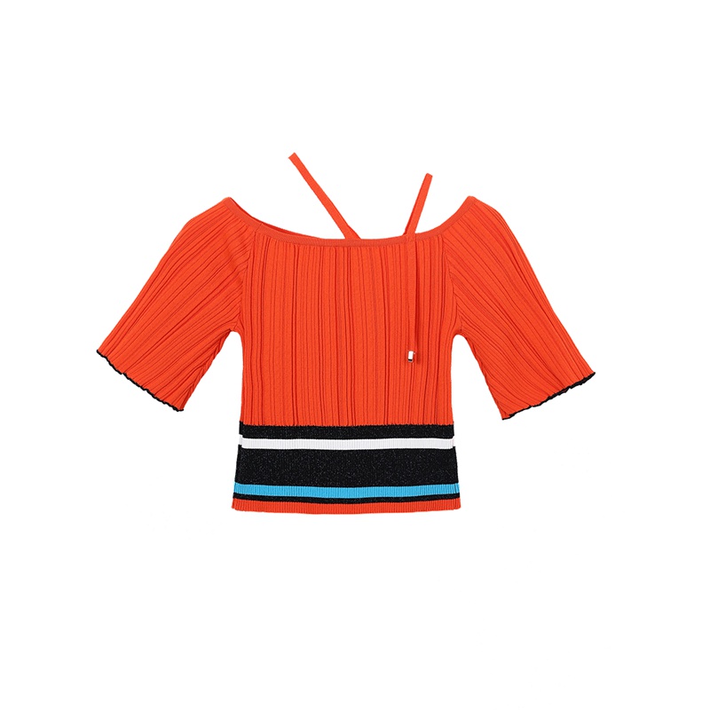 马克华菲女装2018夏季短袖T恤针织