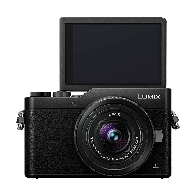 松下(Panasonic)Lumix GF9KGK(12-32)数码单电1600万有效像微单相机黑色单镜头套装