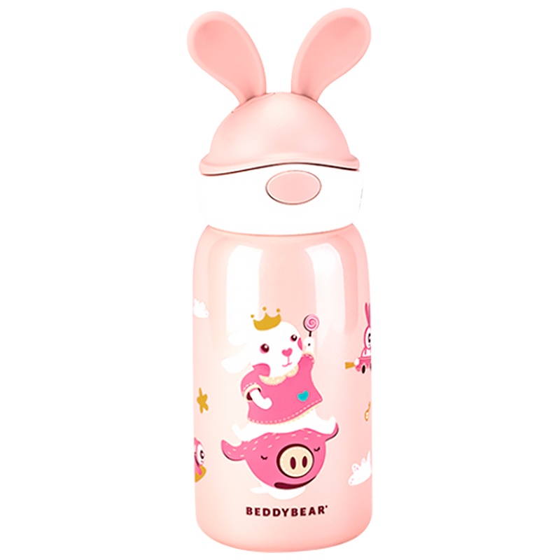 杯具熊儿童保温杯兔耳杯