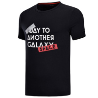 李宁短袖休闲圆领透气短袖文化衫