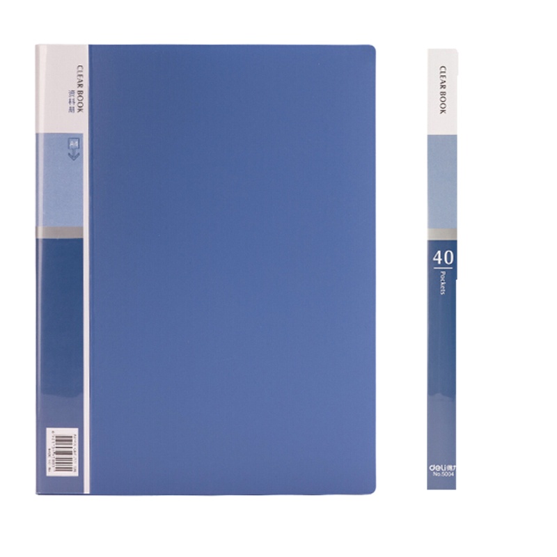 得力（deli）5004 -40页资料册（蓝色）
